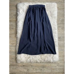 Patrick Collection Vtg Sz M 100% Silk Maxi Skirt